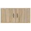 væghængt tv-skab 80x34,5x40 cm sonoma-eg