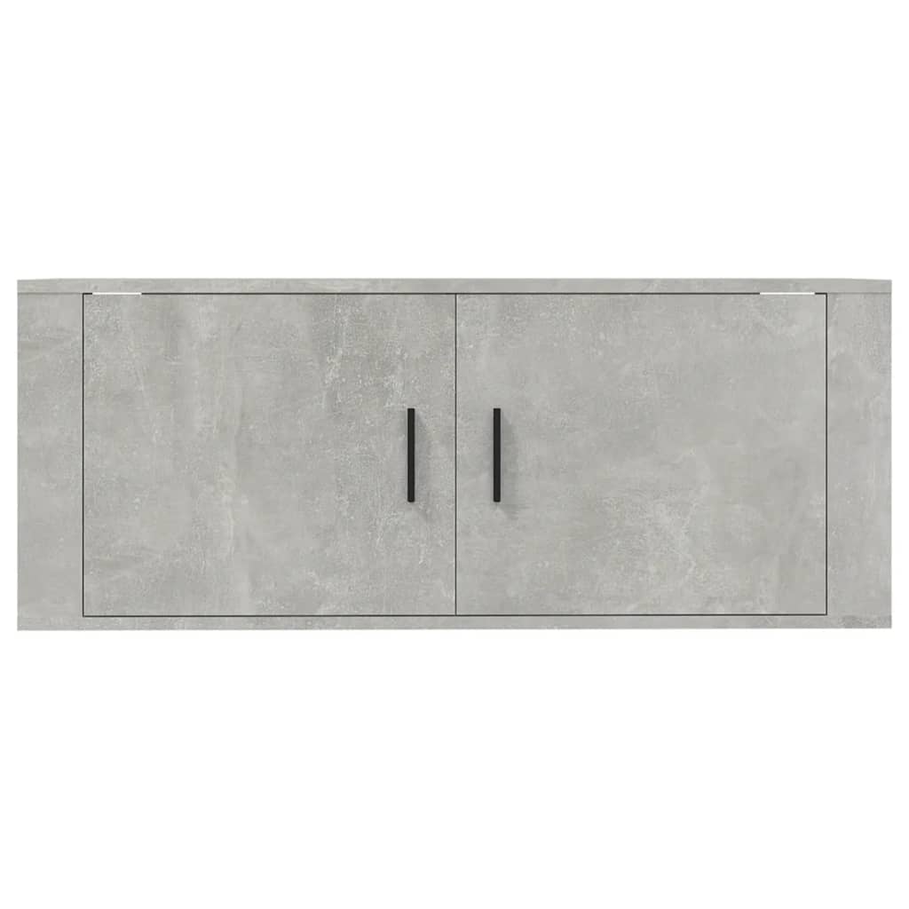 væghængt tv-skab 100x34,5x40 cm betongrå