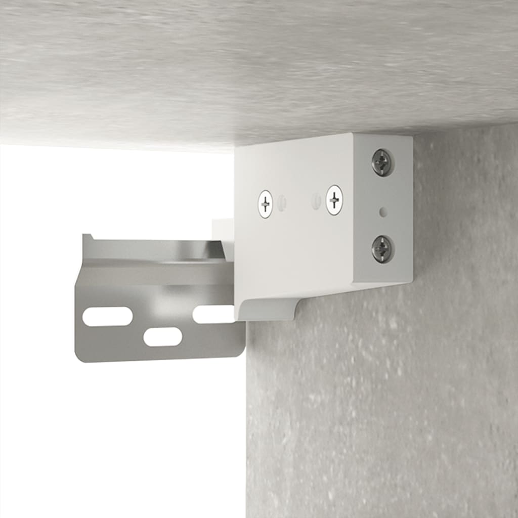 væghængt tv-skab 100x34,5x40 cm betongrå