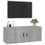 væghængt tv-skab 100x34,5x40 cm grå sonoma