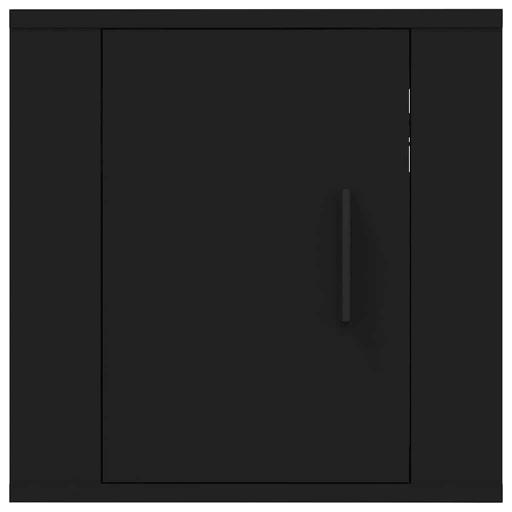 væghængt tv-skab 40x34,5x40 cm sort