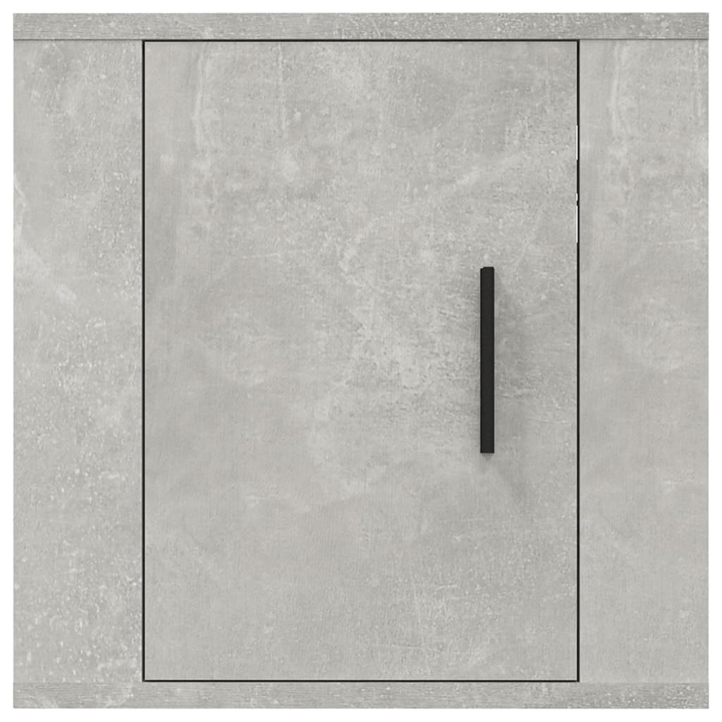 væghængt tv-skab 40x34,5x40 cm betongrå