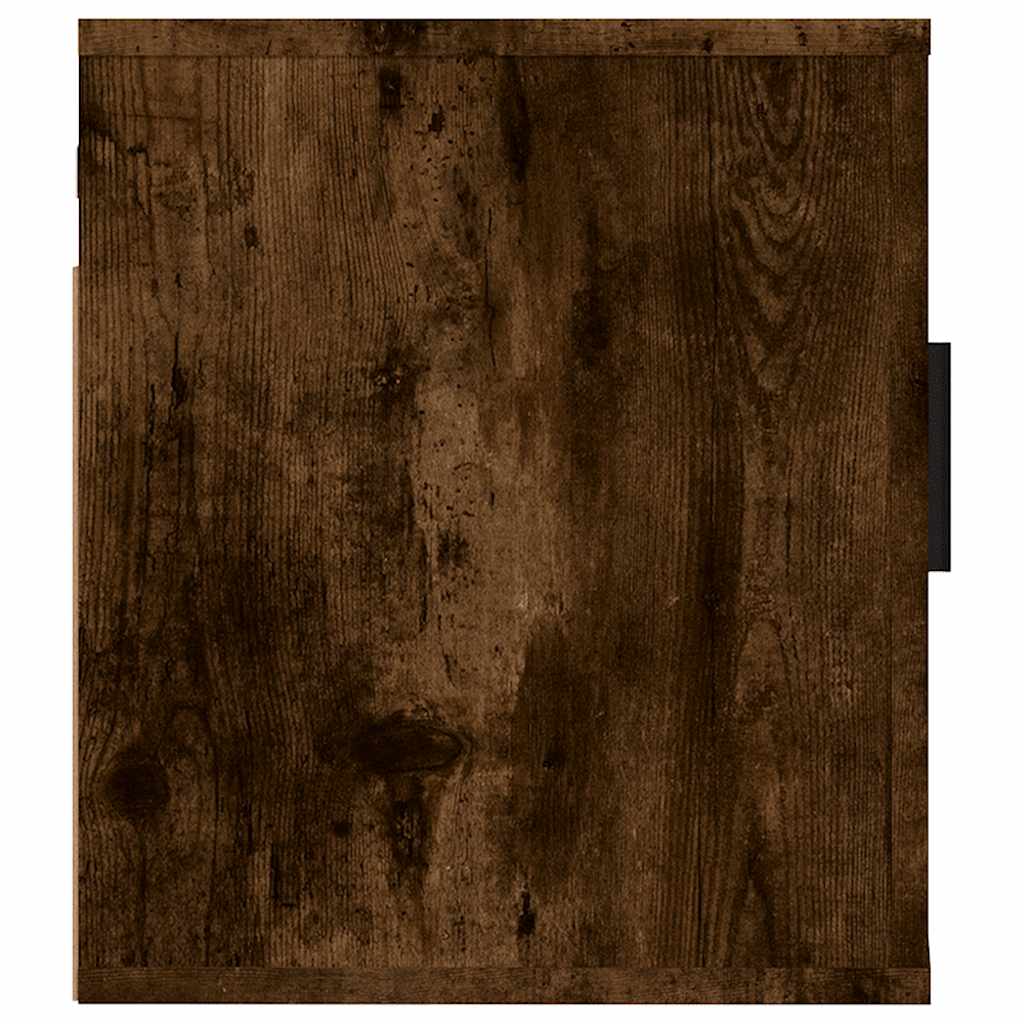 væghængt tv-skab 40x34,5x40 cm røget egetræ