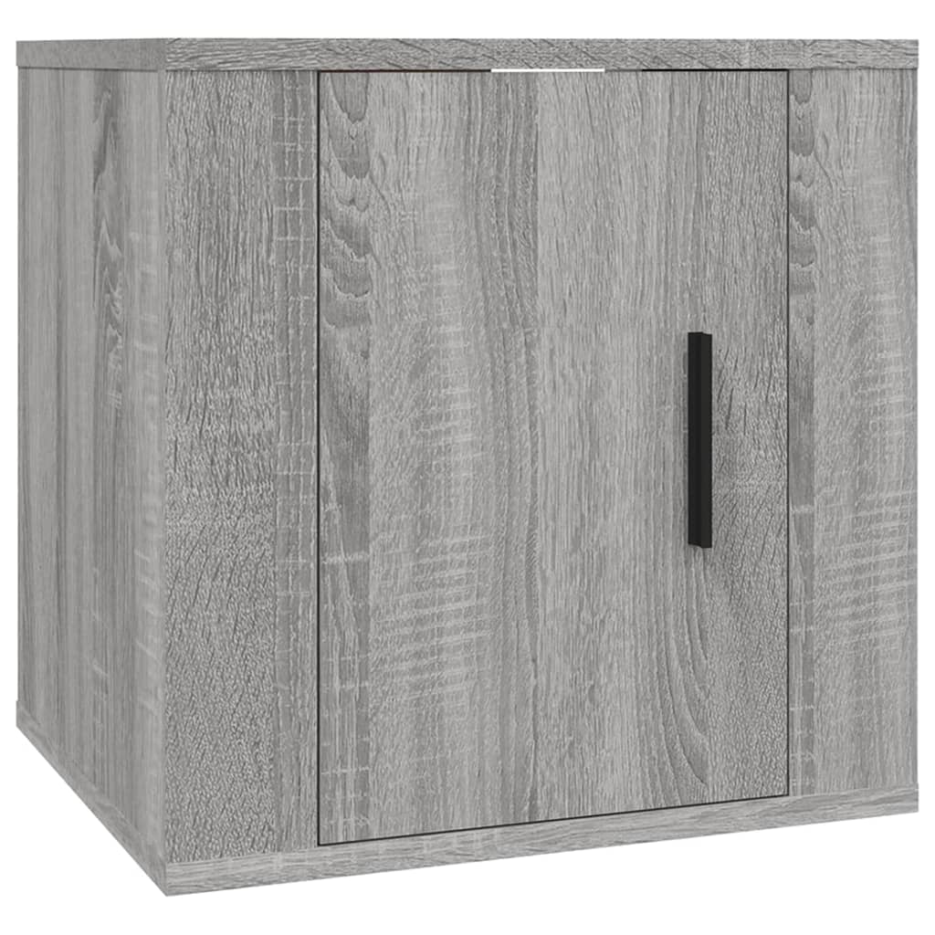 væghængt tv-skab 40x34,5x40 cm grå sonoma