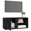 tv-borde 2 stk. 80x31,5x36 cm konstrueret træ sort