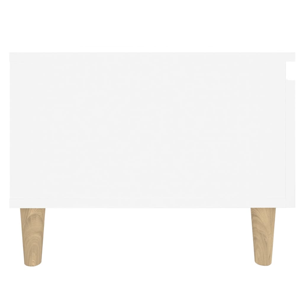 sideborde 2 stk. 50x46x35 cm konstrueret træ hvid