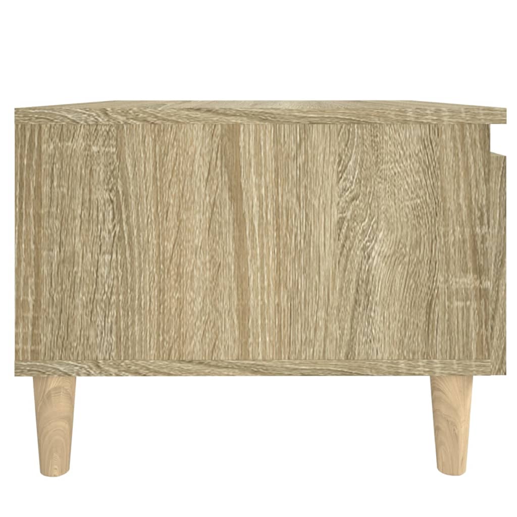 sideborde 2 stk. 50x46x35 cm konstrueret træ sonoma-eg