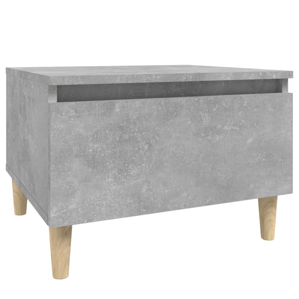 sidebord 50x46x35 cm konstrueret træ betongrå