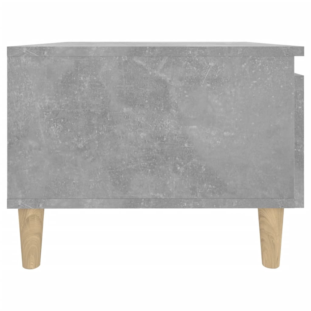 sideborde 2 stk. 50x46x35 cm konstrueret træ betongrå