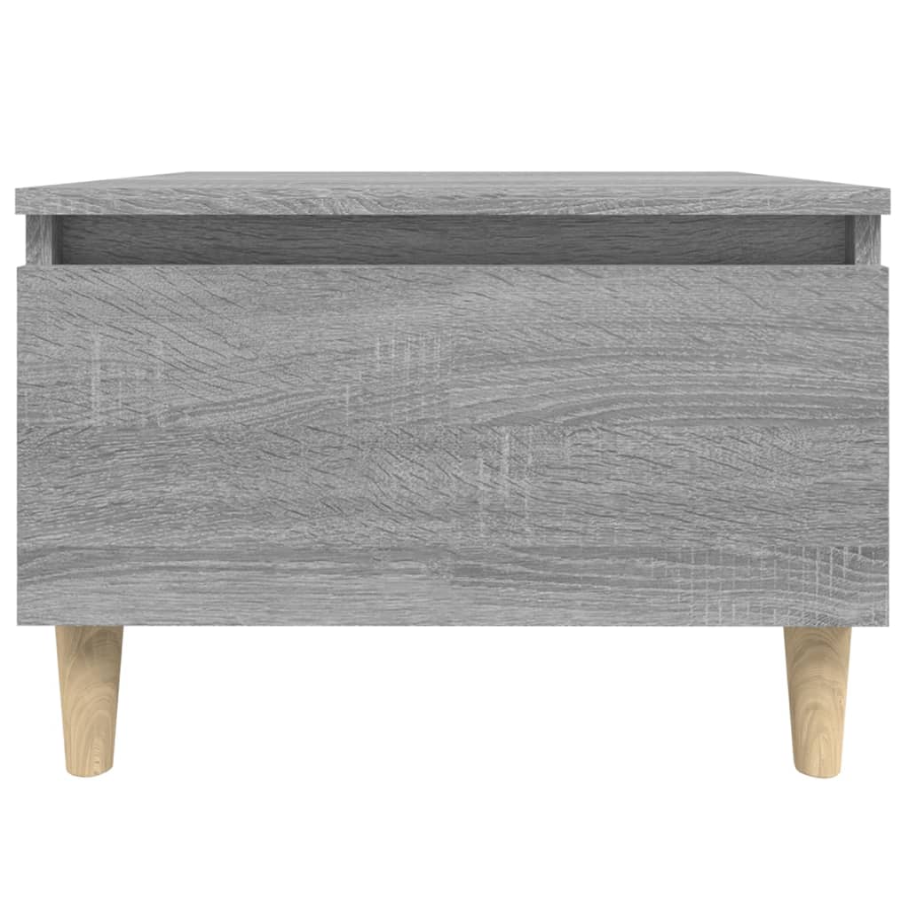 sidebord 50x46x35 cm konstrueret træ grå sonoma-eg