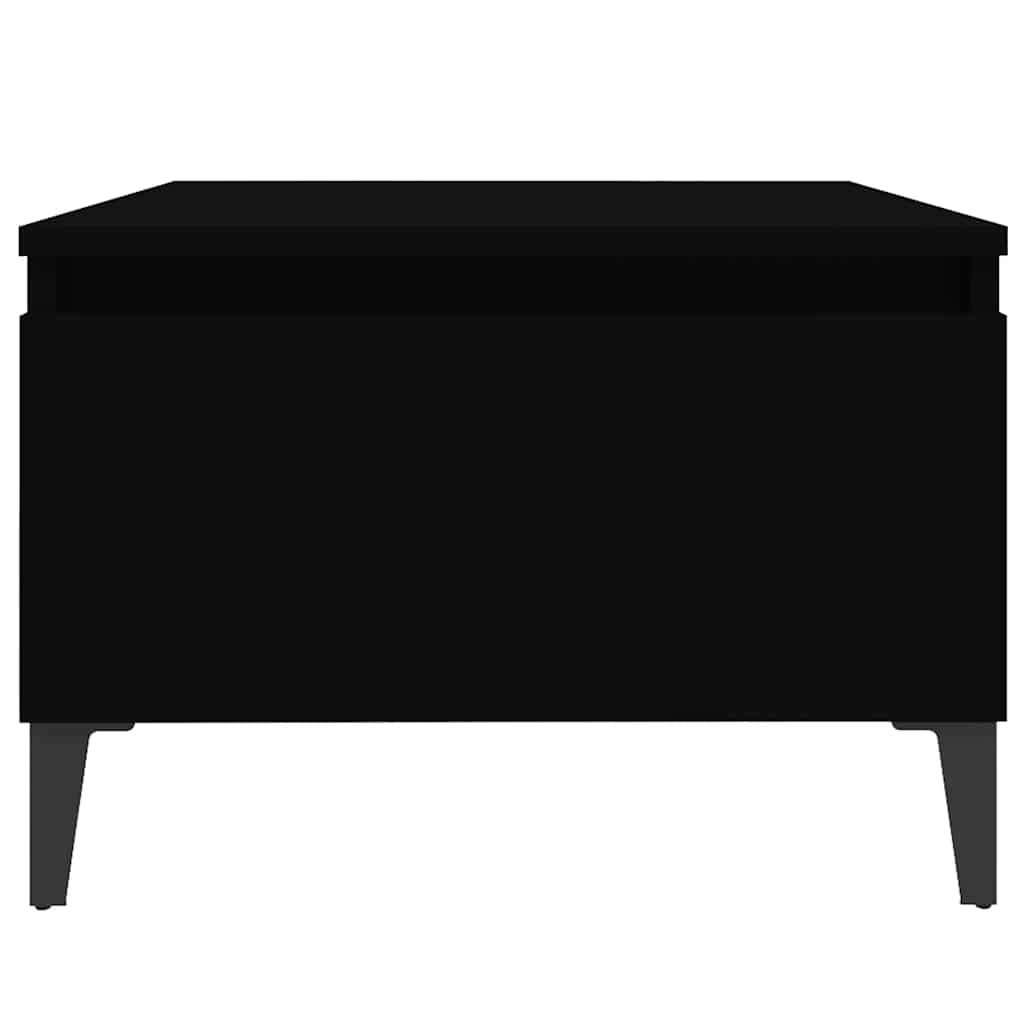 sidebord 50x46x35 cm konstrueret træ sort