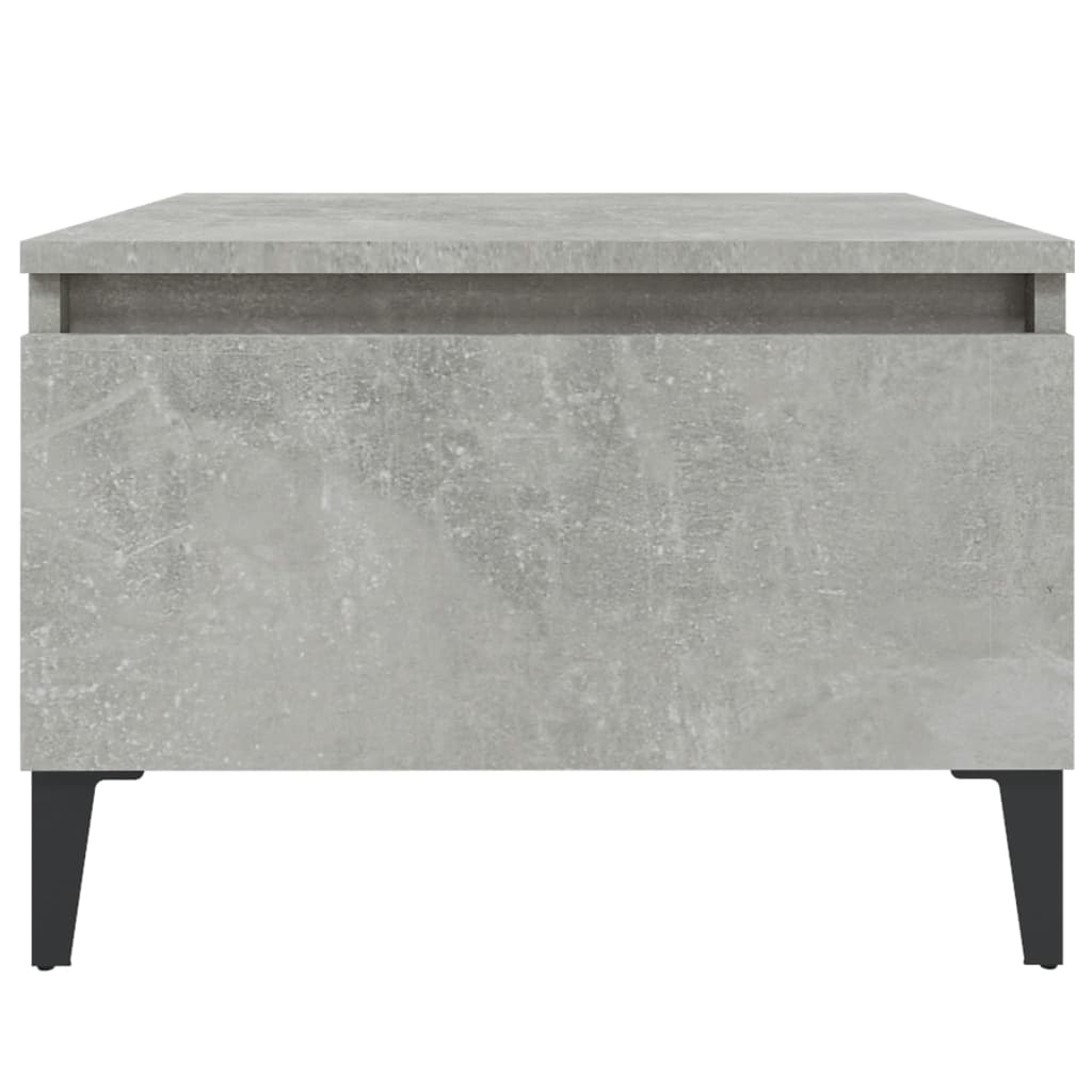sidebord 50x46x35 cm konstrueret træ betongrå