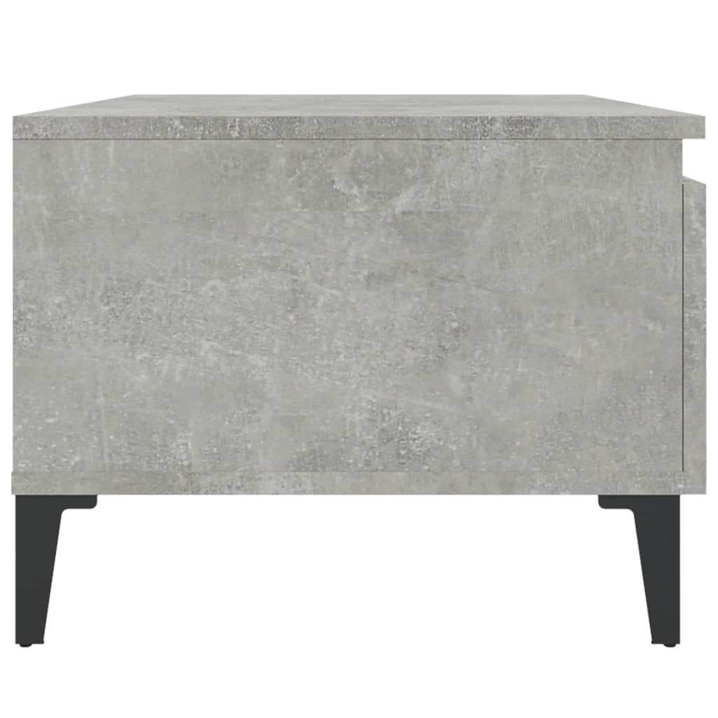 sideborde 2 stk. 50x46x35 cm konstrueret træ betongrå