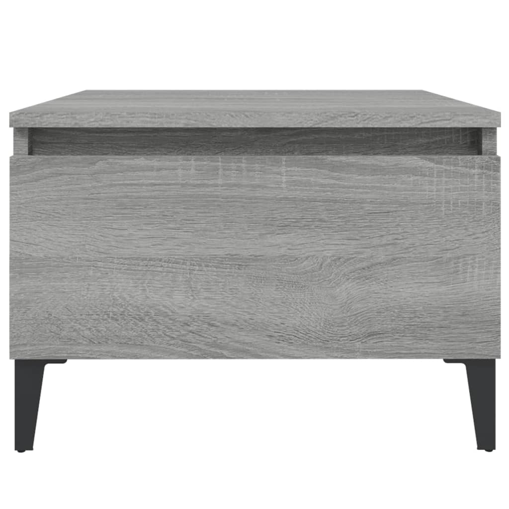 sidebord 50x46x35 cm konstrueret træ grå sonoma-eg