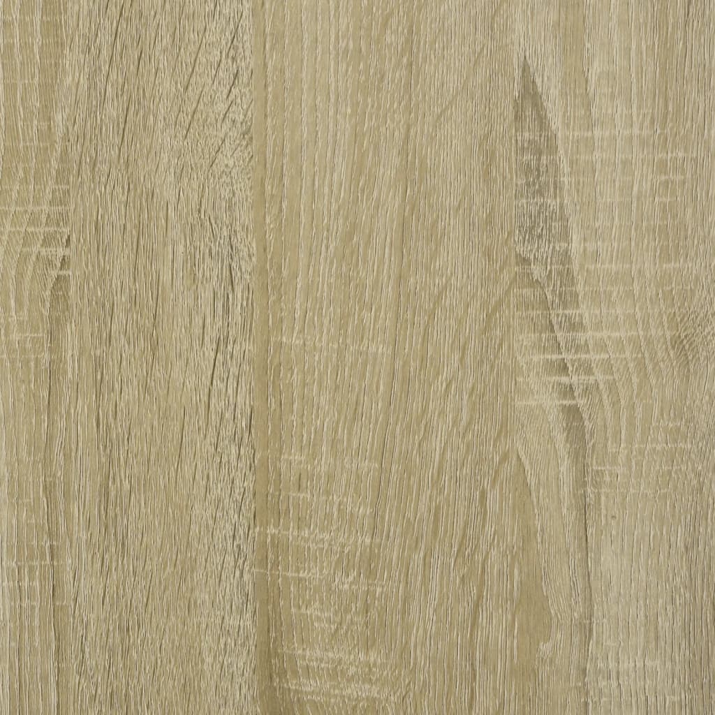 sideborde 2 stk. 50x46x50 cm konstrueret træ sonoma-eg