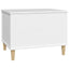 sofabord 60x44,5x45 cm konstrueret træ hvid
