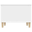 sofabord 60x44,5x45 cm konstrueret træ hvid