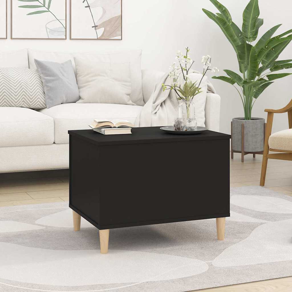 sofabord 60x44,5x45 cm konstrueret træ sort