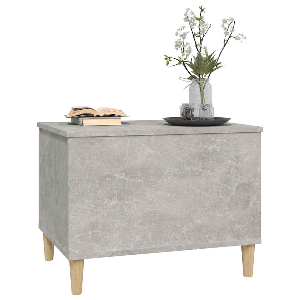 sofabord 60x44,5x45 cm konstrueret træ betongrå