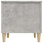 sofabord 60x44,5x45 cm konstrueret træ betongrå