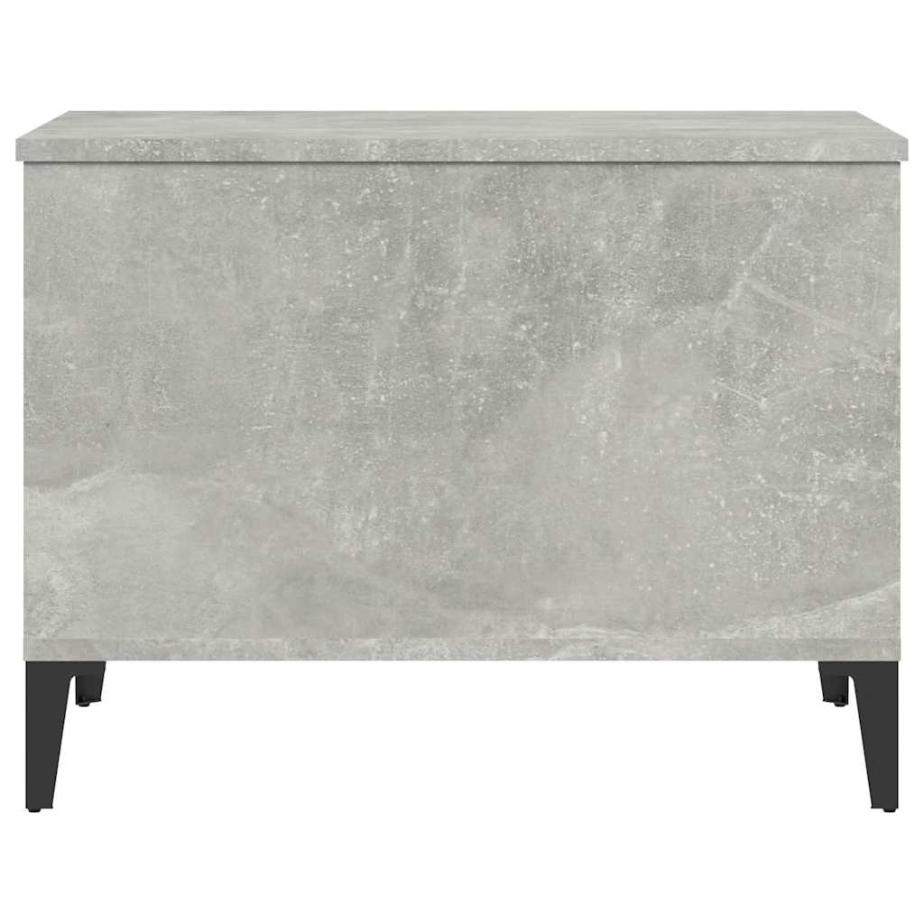 sofabord 60x44,5x45 cm konstrueret træ betongrå