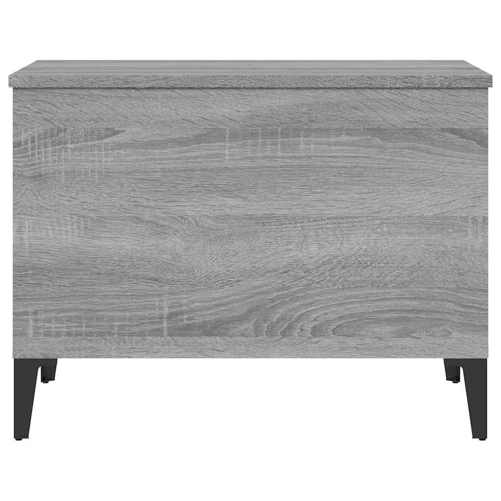 sofabord 60x44,5x45 cm konstrueret træ Grå sonoma-eg