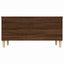 sofabord 90x44,5x45 cm konstrueret træ brun egetræsfarve