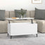 sofabord 90x44,5x45 cm konstrueret træ hvid