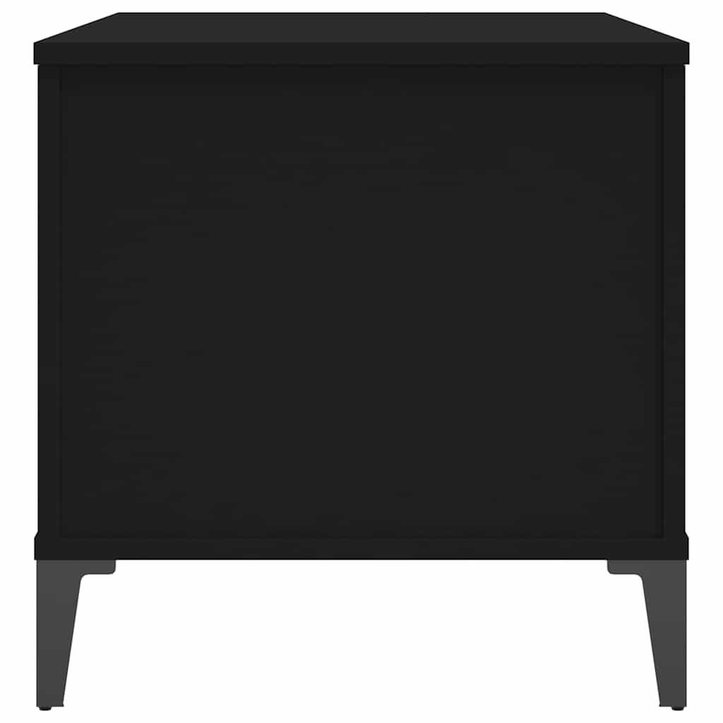 sofabord 90x44,5x45 cm konstrueret træ sort