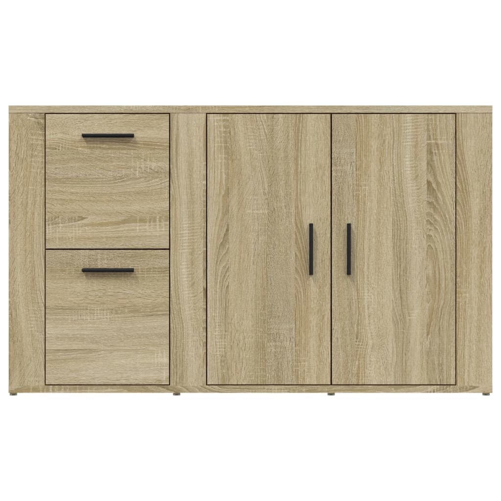 skænk 100x33x59,5 cm konstrueret træ sonoma-eg