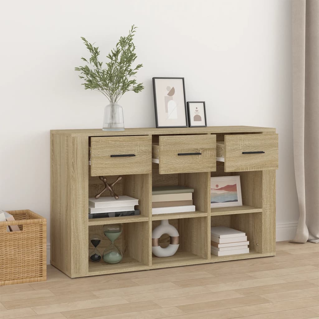 skænk 100x30x59,5 cm konstrueret træ sonoma-eg