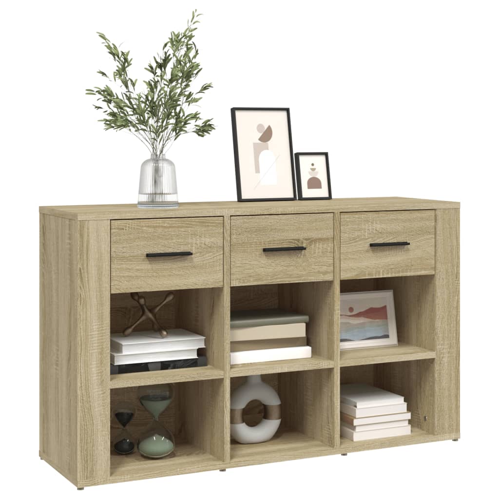 skænk 100x30x59,5 cm konstrueret træ sonoma-eg