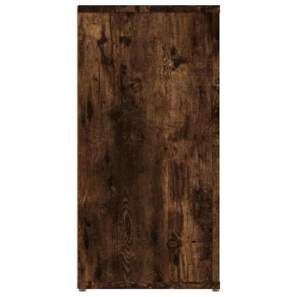 skænk 100x30x59,5 cm konstrueret træ røget egetræsfarve
