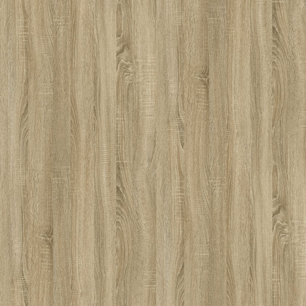 sofabord 90x50x36,5 cm konstrueret træ sonoma-eg