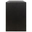 tredobbelt skraldespandsskjuler 207x80x117 cm polyrattan sort