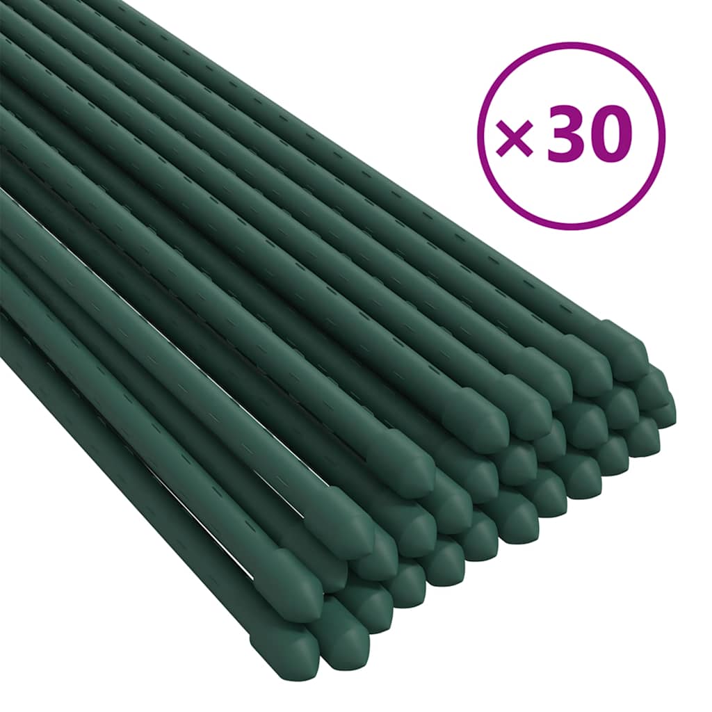 plantespyd til haven 30 stk. 150 cm stål grøn