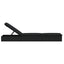 liggestol 1 stk. med hynde 201x55x62 cm polyrattan sort