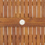foldbart havebord 90x90x75 cm massivt akacietræ
