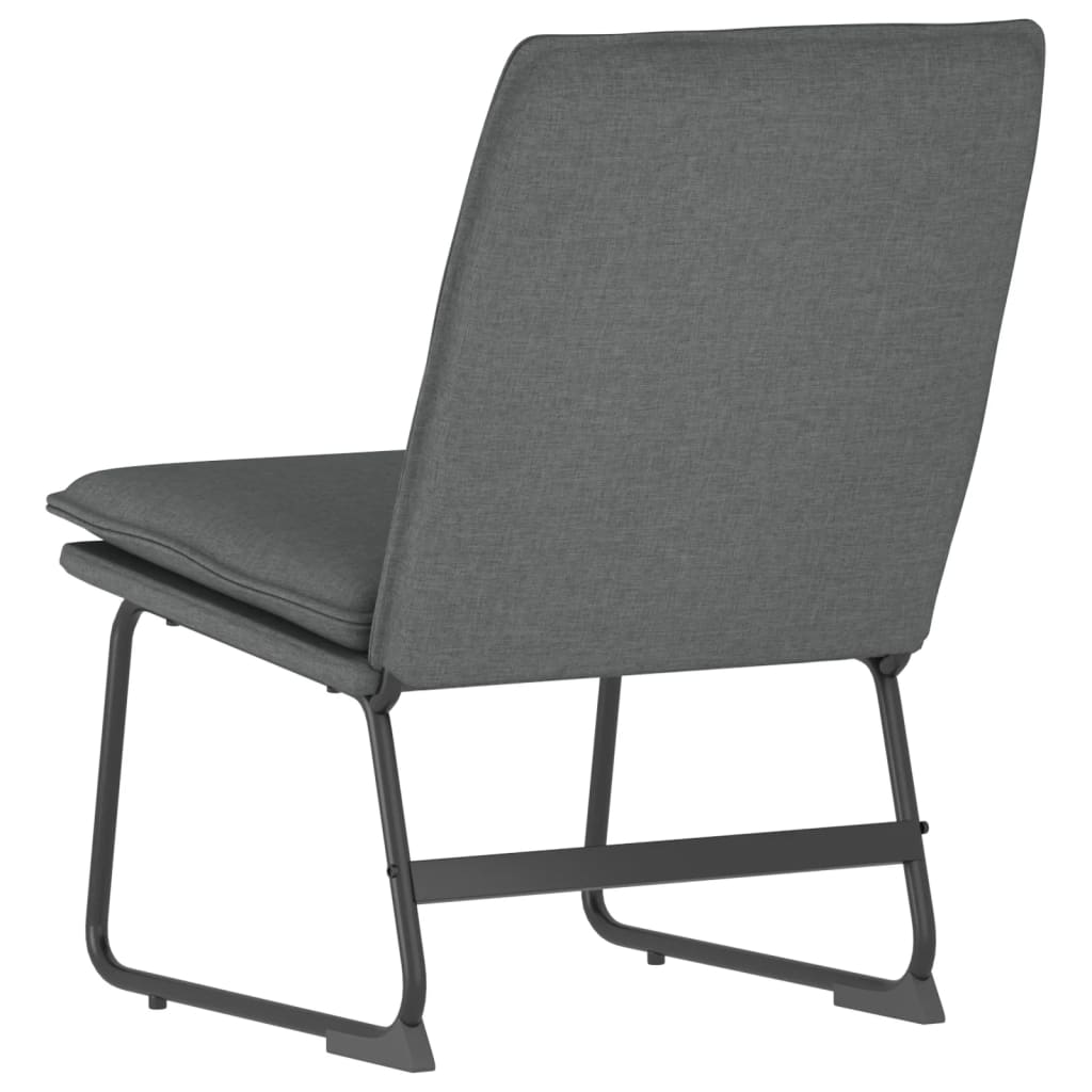 loungestol 52x75x76 cm stof mørkegrå