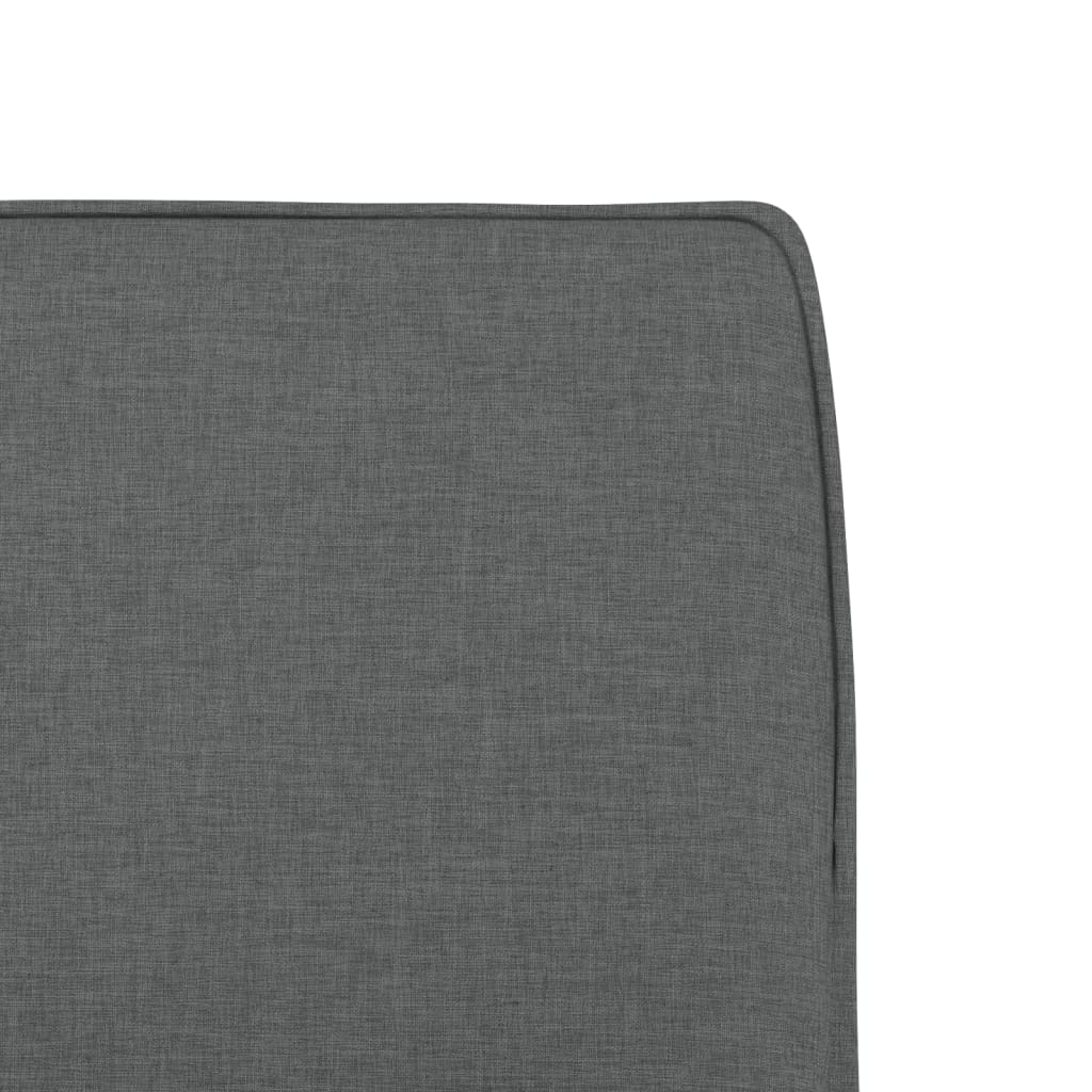 loungestol 52x75x76 cm stof mørkegrå