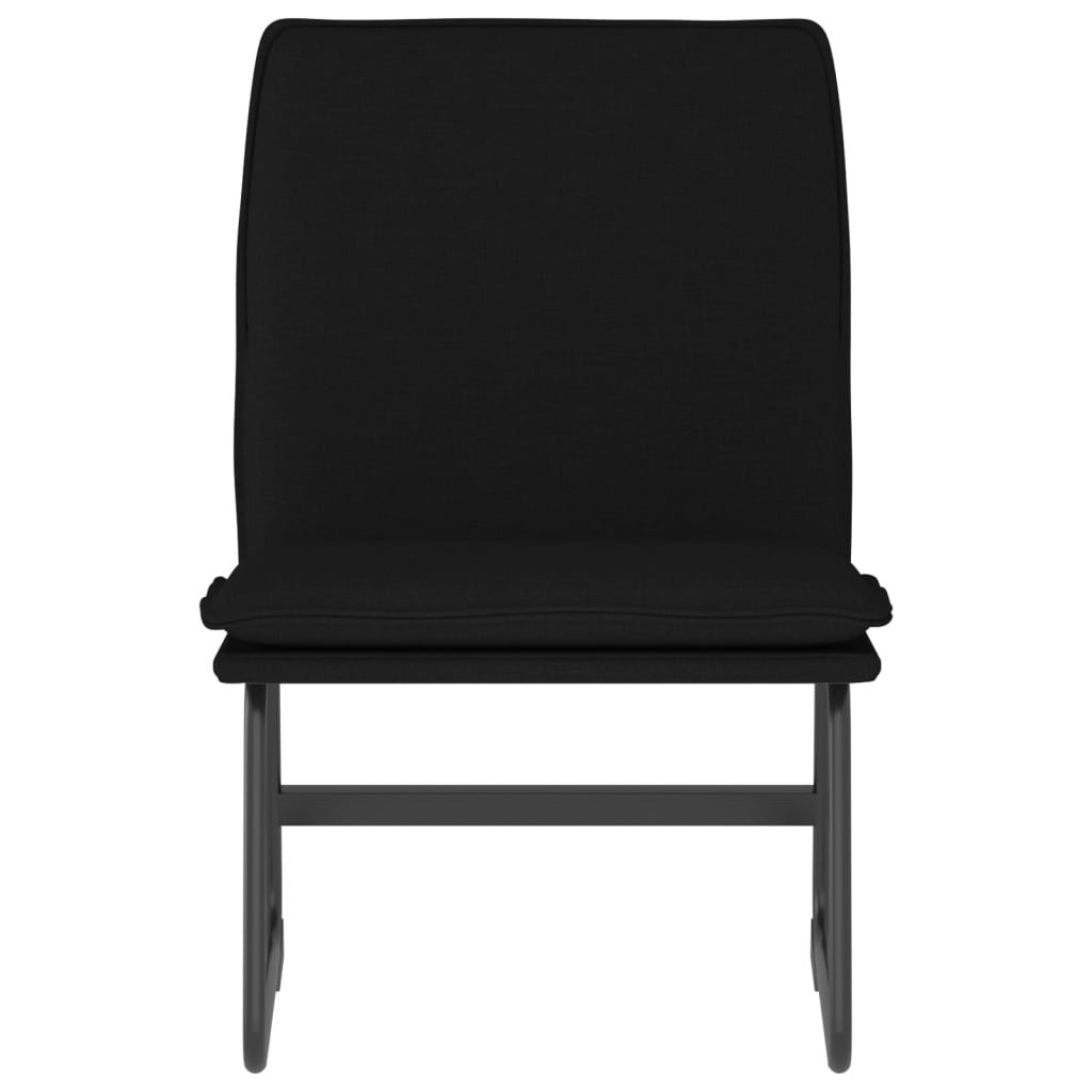 loungestol 52x75x76 cm stof sort