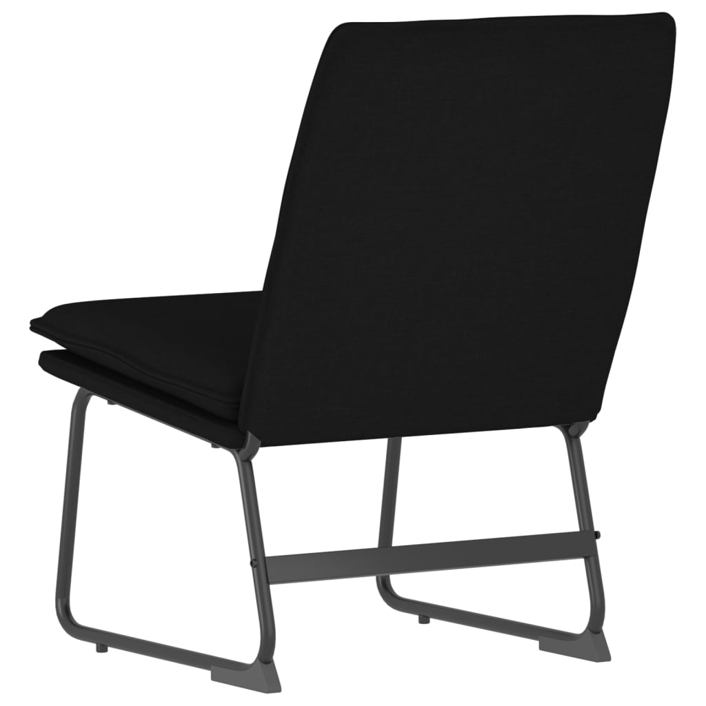 loungestol 52x75x76 cm stof sort