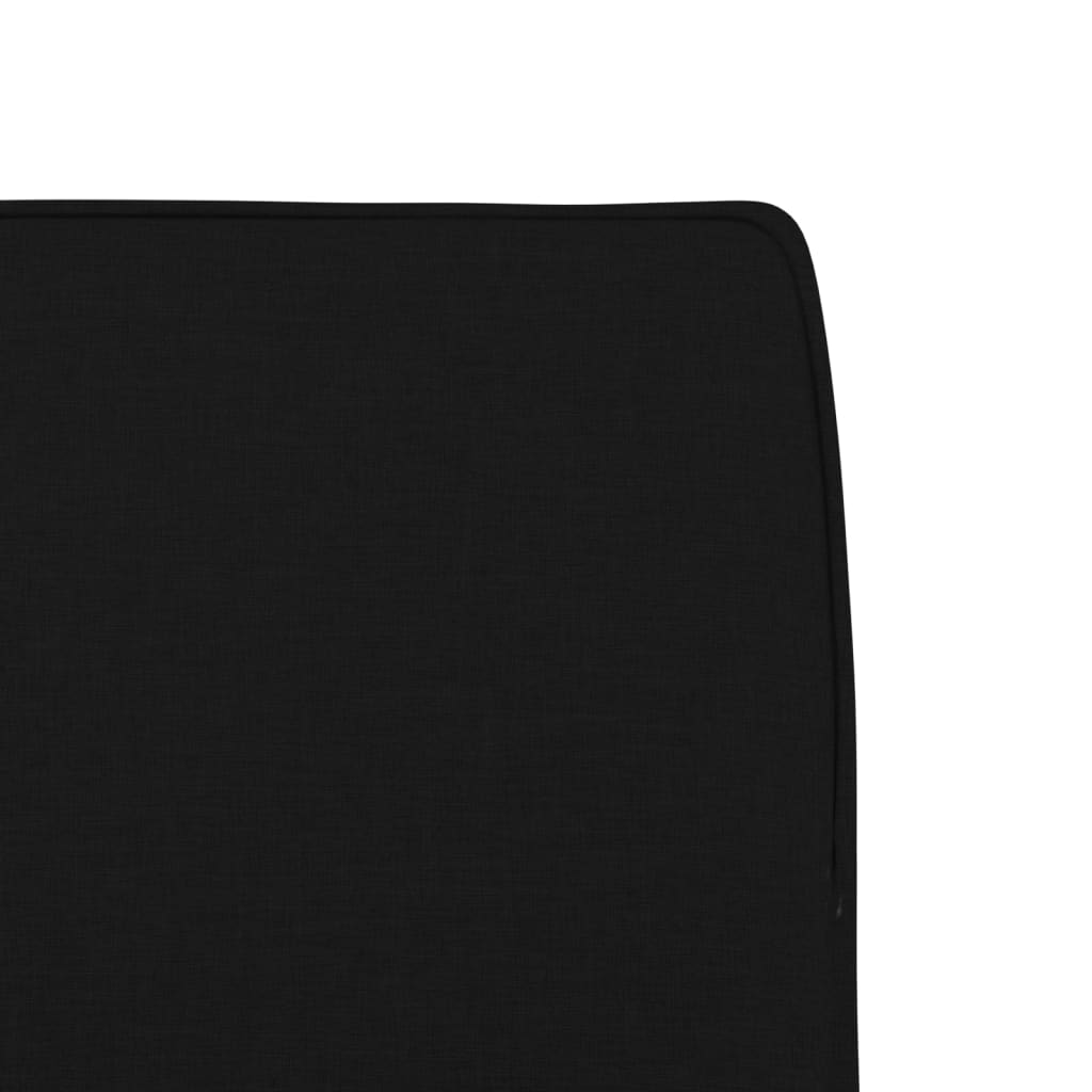 loungestol 52x75x76 cm stof sort
