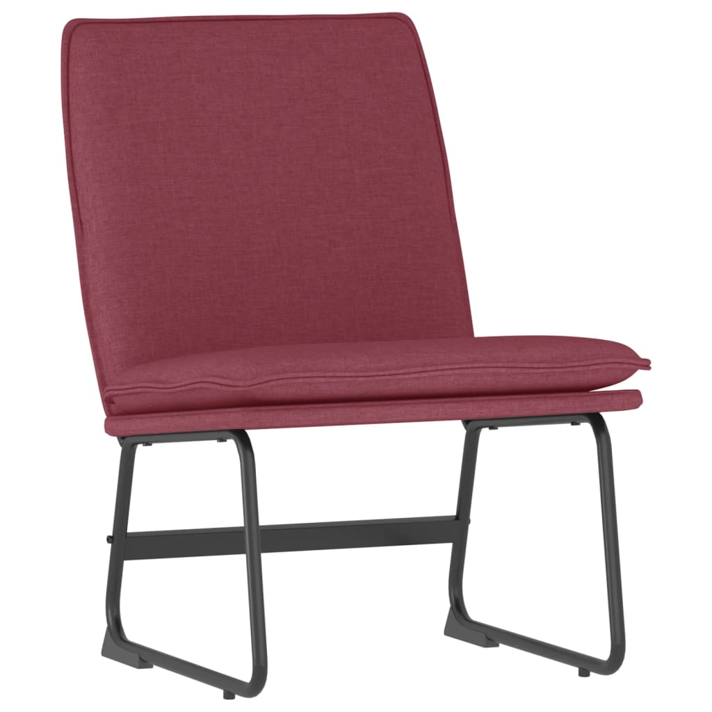 loungestol 52x75x76 cm stof Vinrød