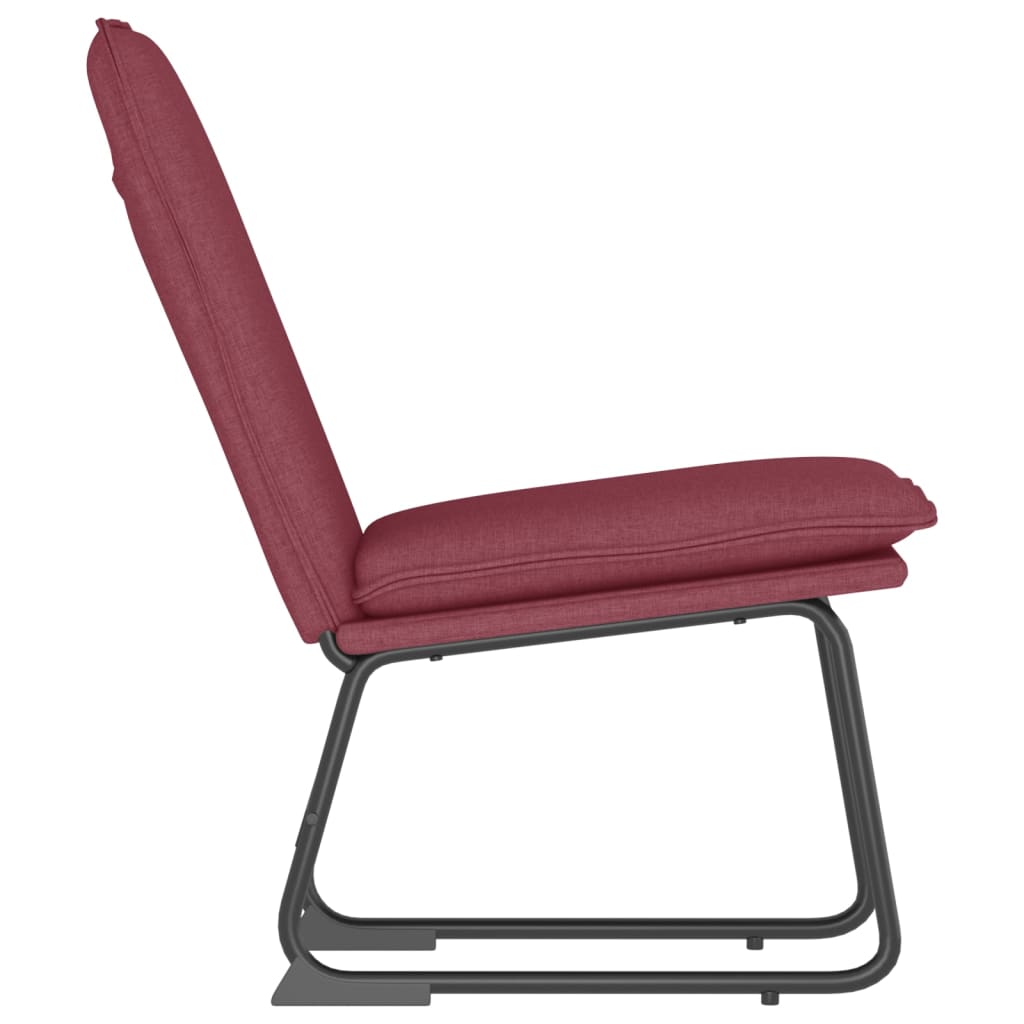 loungestol 52x75x76 cm stof Vinrød