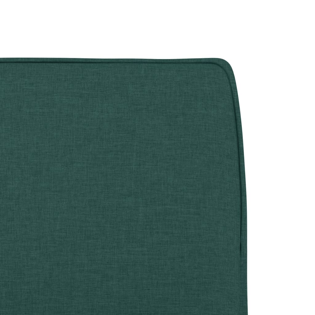 loungestol 52x75x76 cm stof mørkegrøn