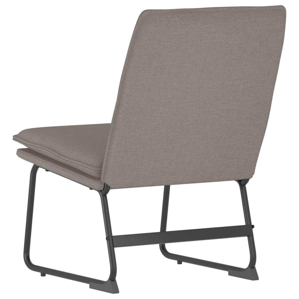 loungestol 52x75x76 cm stof Gråbrun