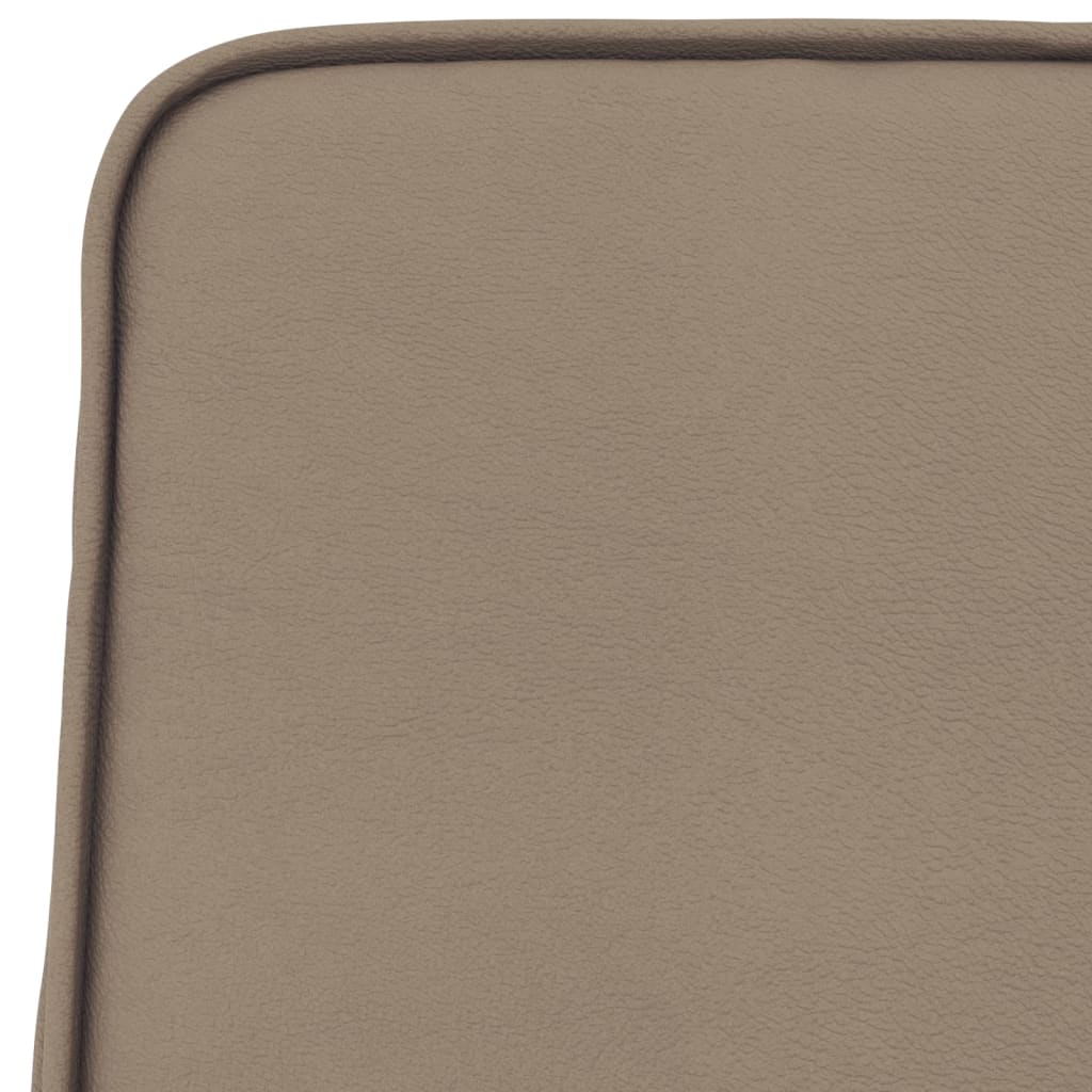 loungestol 54x75x76 cm kunstlæder cappuccinofarvet