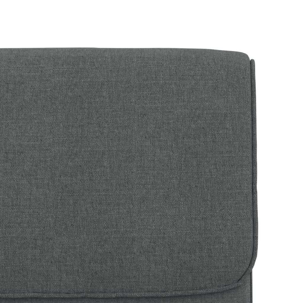 loungestol 55x64x80 cm stof mørkegrå