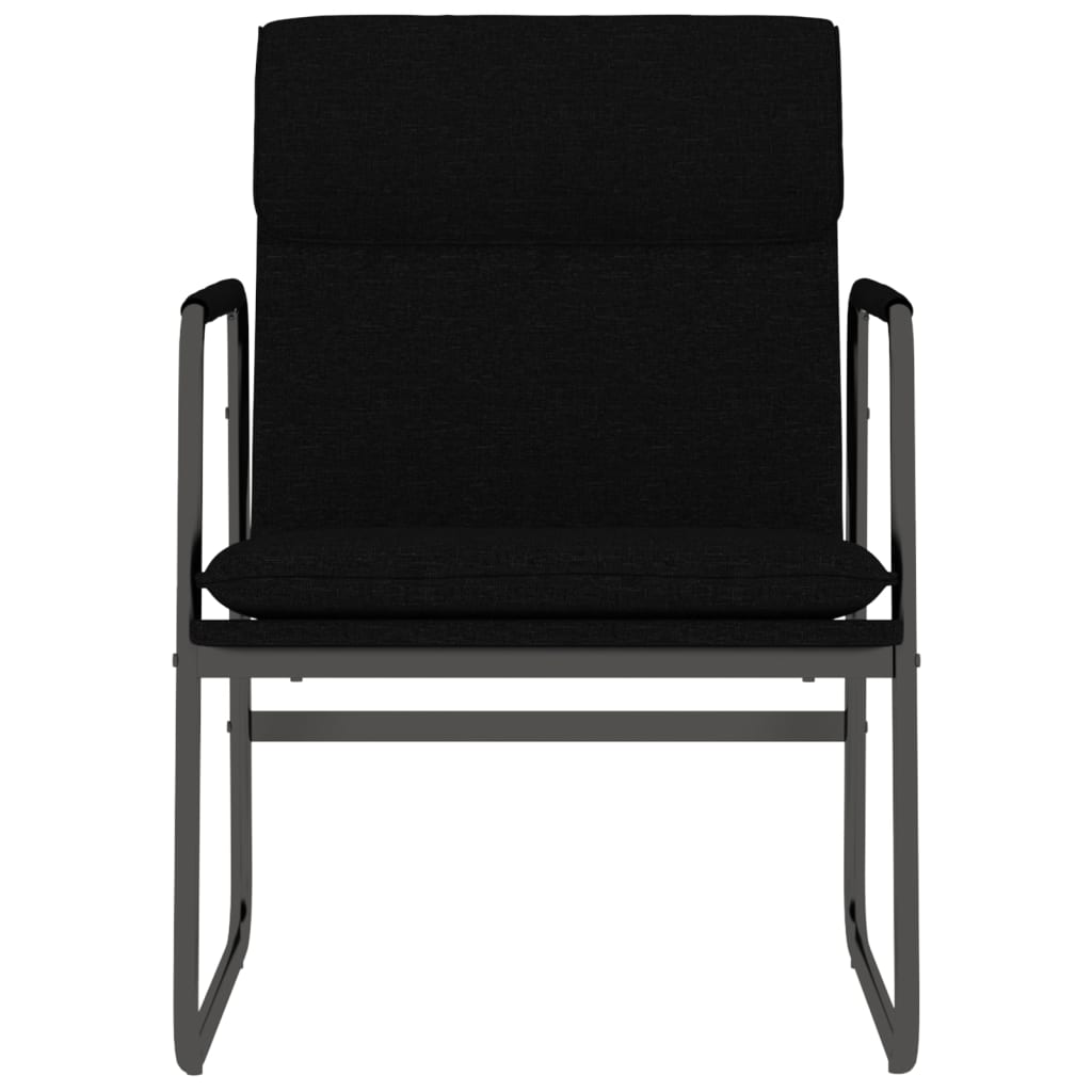 loungestol 55x64x80 cm stof sort
